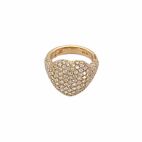 CRIVELLI RING IN ROSE GOLD AND DIAMONDS