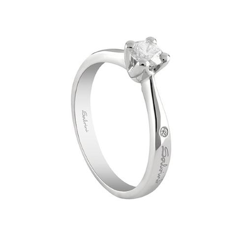 SALVINI RING IN WHITE GOLD AND DIAMONDS