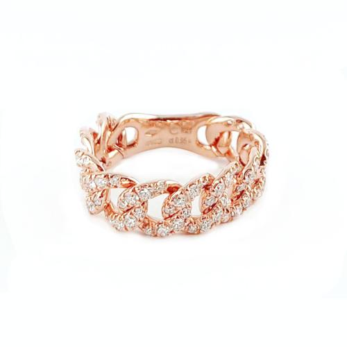 CRIVELLI RING IN ROSE GOLD WITH DIAMONDS