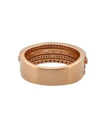 CRIVELLI BAND RING IN ROSE GOLD WITH DIAMONDS - photo 2
