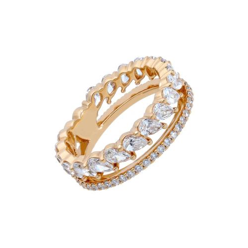 RING IN ROSE GOLD AND DIAMONDS 235651