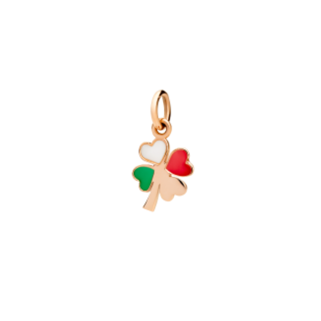 Four-leaf clover tricolor pendant DoDo DMC0033-FOURS-EIT9R