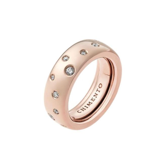 Ring Brio Chimento in Rose Gold 18KT e Diamonds 1AU0107BB6140