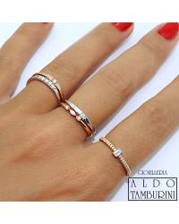 CRIVELLI RING IN WHITE GOLD AND DIAMOND - photo 1