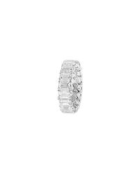 ROUND RING IN WHITE GOLD WITH DIAMONDS - photo 1