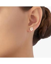 DoDo Flower Earring in 9K Rose Gold and White Diamond DHC3003-FLOWS-EBB9R - photo 1