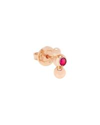 Bollicine DoDo earring in 9K rose gold with ruby &#8203;&#8203;DHC3002-BOLLI-RU09R - photo 1