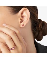 Bollicine DoDo earring in 9K rose gold with ruby &#8203;&#8203;DHC3002-BOLLI-RU09R - photo 2
