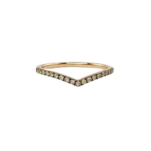 CRIVELLI RING IN ROSE GOLD AND BROWN DIAMONDS