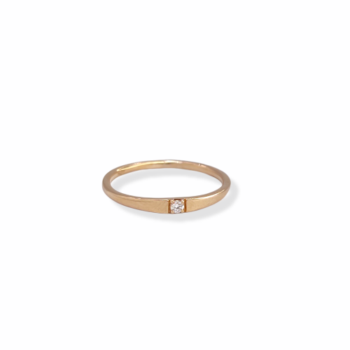 CRIVELLI RING IN ROSE GOLD AND DIAMOND