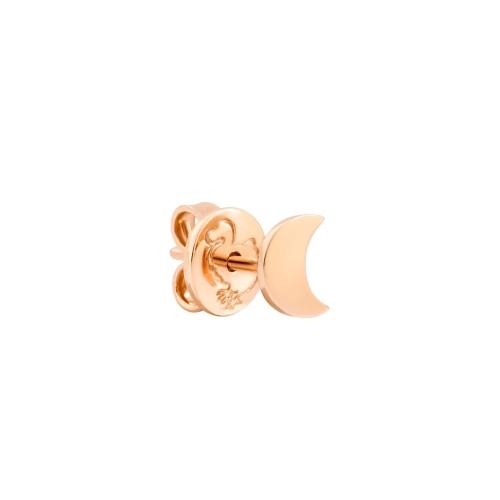 DoDo Moon Stud Earring in 9K Rose Gold DHB9004-MOONX-0009R