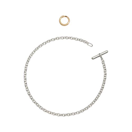 Essentials DoDo Bracelet in 18K Yellow Gold and Silver DB94013-CHAIN-000OA