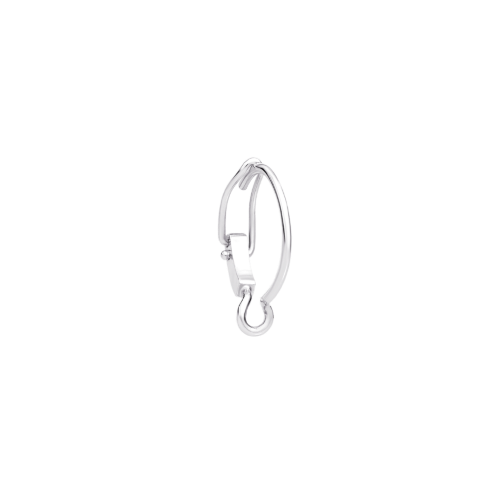 Hoop Essentials DoDo Earring in 18K White Gold DHB4000-HOOPS-000OB