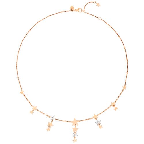 DoDo Precious Star Necklace in 9K Rose Gold and White Diamonds DCC1005-SSTAR-DB09R