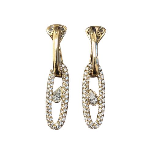 CRIVELLI EARRINGS IN ROSE GOLD WITH DIAMONDS