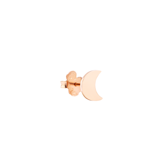 Stud Luna DoDo earring in 9K Rose Gold DHB6000-MOONS-0009R