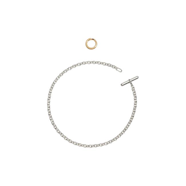 Essentials DoDo Bracelet in 18K Yellow Gold and Silver DB94013-CHAIN-000OA