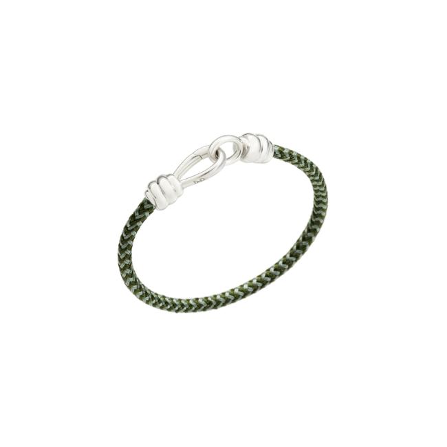 DoDo Knot Bracelet in Silver and Cotton DBC2001-KNOT0-CVMAG