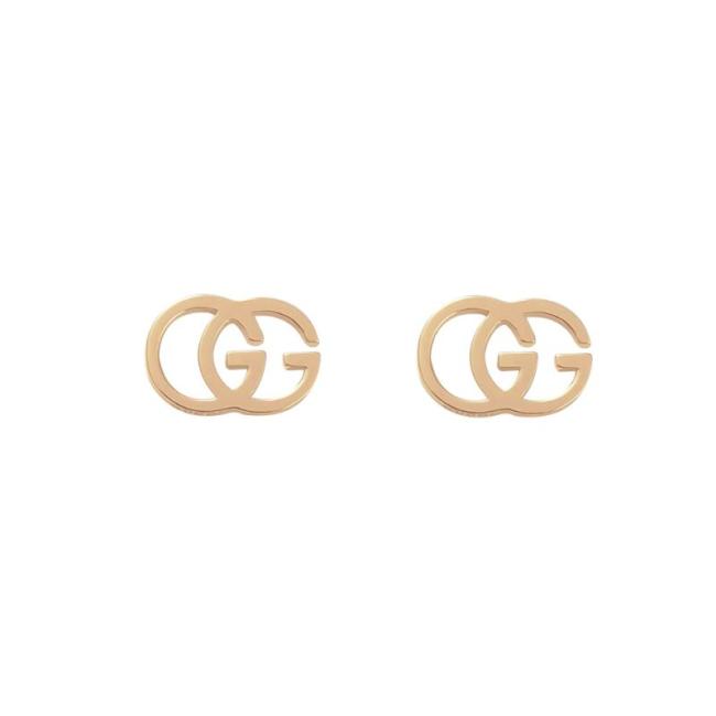 GUCCI GG RUNNING EARRINGS IN 18KT ROSE GOLD