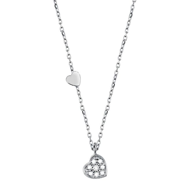 SALVINI BE HAPPY NECKLACE IN WHITE GOLD AND DIAMONDS 20055766